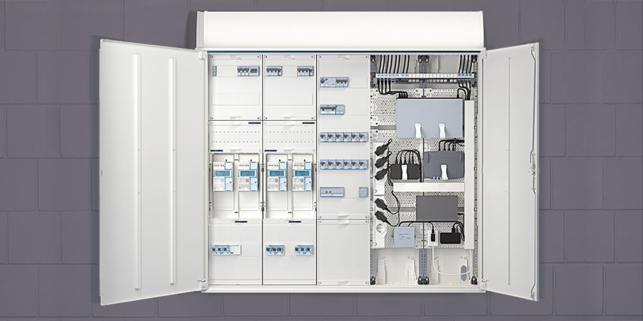 Technikzentrale bei Elektrotechnik Mayer GmbH & Co. KG in Blaubeuren-Asch
