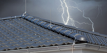 Äußerer Blitzschutz bei Elektrotechnik Mayer GmbH & Co. KG in Blaubeuren-Asch