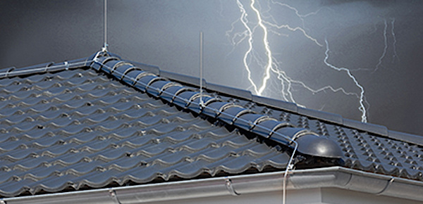 Äußerer Blitzschutz bei Elektrotechnik Mayer GmbH & Co. KG in Blaubeuren-Asch